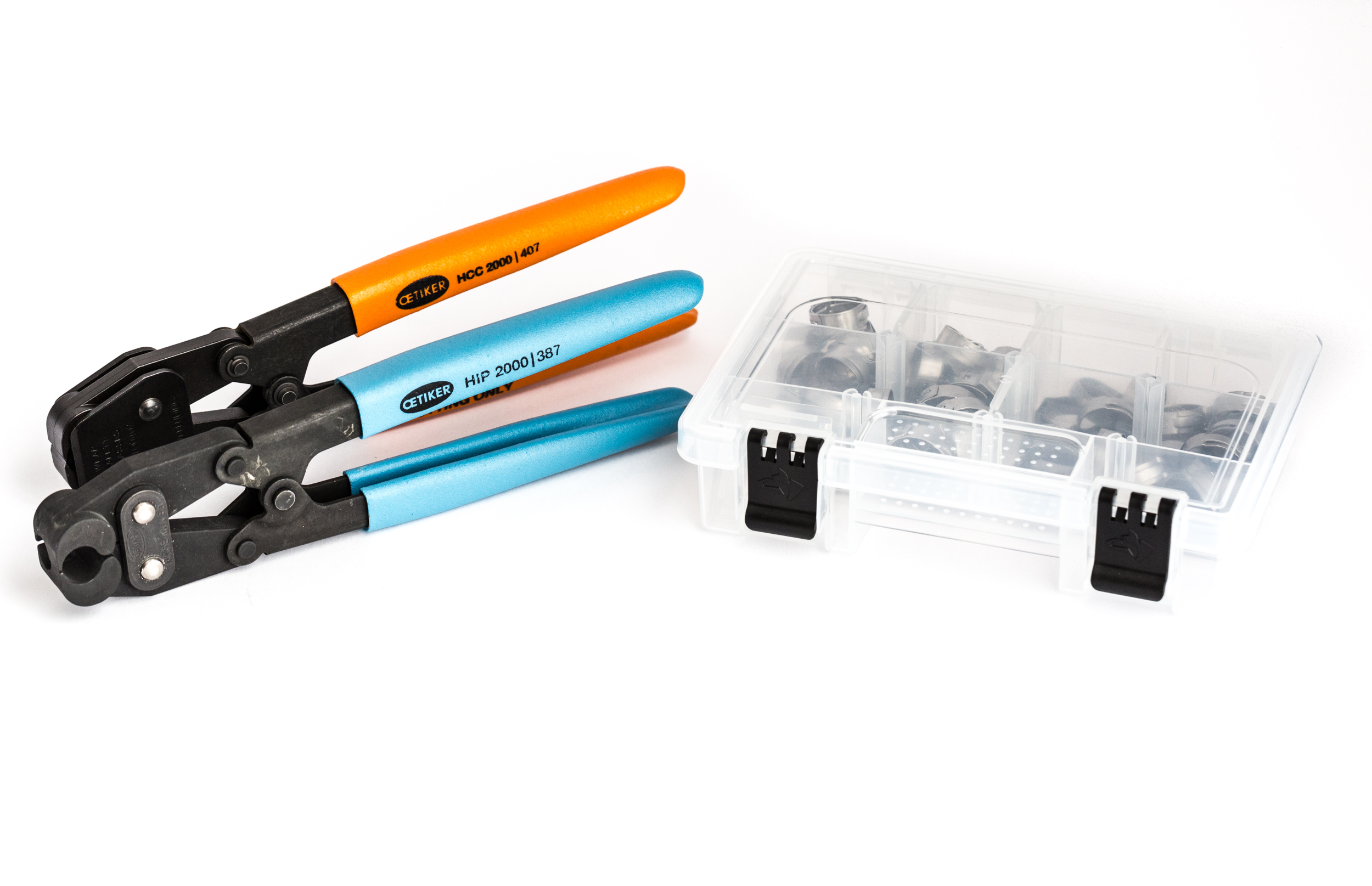 Oetiker StepLess® Clamp Kit 50 Clamps Covering an Inner Diameter Clamp