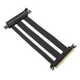 thumbnail image 1 of PCIE 4.0 X16 Riser Cable, 128Gbps High Speed PCI E 4.0 Flexible Extender Card Extension Port, 180 Degree Adapter, GPU Graphics Card Extension Cable for RTX 4090 Ti 8900 XT, 1 of 7