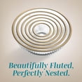 thumbnail image 6 of COOK WITH COLOR Glass Mixing Bowls with Lids for Baking and Meal Prep, Fluted Gold Rim, 12-Piece, 6 of 7