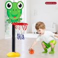 thumbnail image 3 of 1 Ensemble de Jouets Support de Basketball Réglable avec Filets de Base Panier Stable Stimuler le Potentiel Sportif Gonfleur Petit Singe Jouets de Basketball Jouets d'Intérieur, 3 of 10
