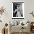 thumbnail image 4 of Historic Framed Print, [Lucrezia Bori, head-and-shoulders portrait, facing right], 17-7/8" x 21-7/8", 4 of 9