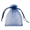 thumbnail image 2 of Bizhua 100 Pieces Beautiful Colorful Organza Gift Bags 9X12Cm Navy100 Pack Beautiful Colorful Organza Gift and Favour Bags 9Cm X 12Cm, 2 of 2