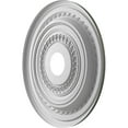 thumbnail image 4 of Ekena Millwork 19"OD x 3 1/2"ID x 1"P Cole Thermoformed PVC Ceiling Medallion (Fits Canopies up to 5 1/8"), UltraCover Satin Hunt Club Green, 4 of 5