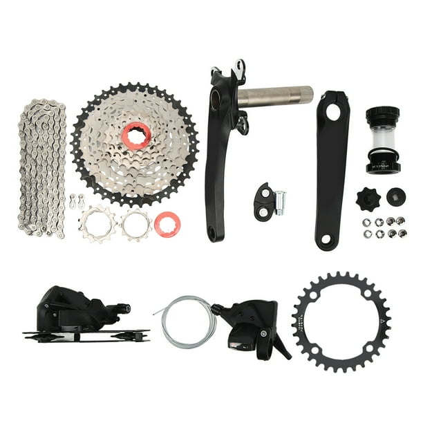 42T Flywheel Bike Groupset, Bike Flywheel Gear Kit Tempering Hardening