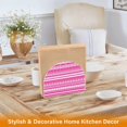 thumbnail image 5 of Napkin Holder Acrylic Napkin Holder for Table Kitchen Restaurant Living Room Home Decor Stylish Decorative Napkin Holder Fit 50-60 Napkins 2pcs Pink Tribe Pattern, 5 of 9