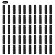 thumbnail image 1 of 50PCS Black Greenhouse Frame Pipe Tube and Film Clip Clamp Connector Kit Garden Tool 25#, 1 of 5