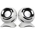 thumbnail image 1 of Computer USB-Power Speakers， Mini Desktop Speakers Sound,Superior Stereo Sound,Double Horn, Perfect for Computer,Laptop-White, 1 of 4