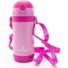 Primo Passi Insulated Straw Bottle 12oz/360ml - Pink