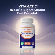 2 Pack High Potency Melatonin 20mg Tablets | Vegetarian, Non-GMO, Gluten Free | 60 Fast Dissolve Tablets | Natural Berry Flavor |