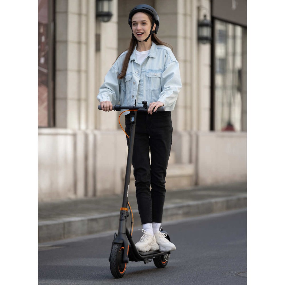 Restored Segway Ninebot KickScooter F35, 25 Mi Range & 18.6 MPH, 10" Tire, Dual Braking System and Cruise Control, Electric Commuter Scooter (Refurbished)
