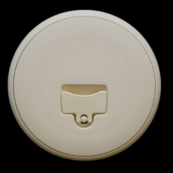 Jim Black Boat Access Deck Plate 587-6-01 | 6 Inch Marine White