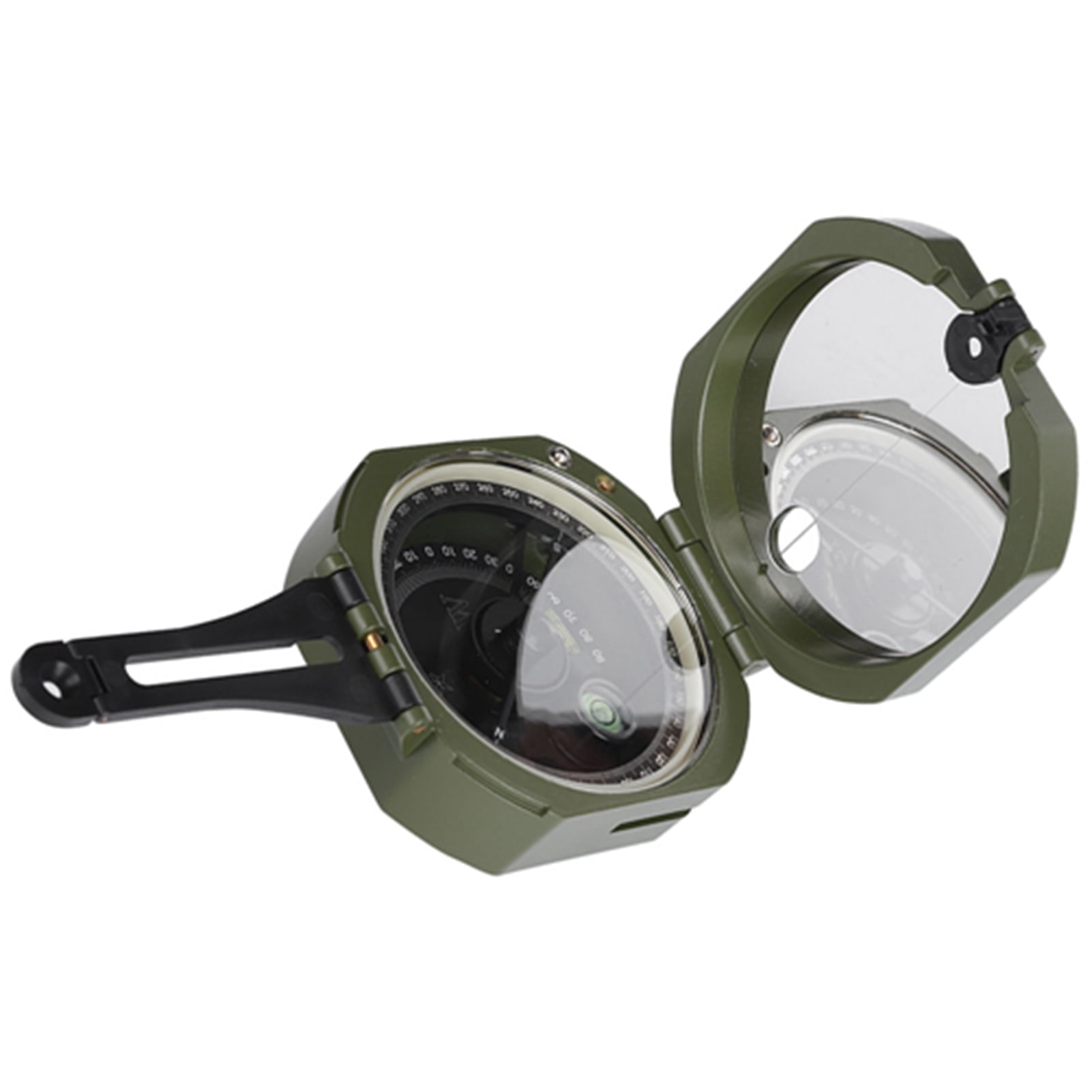 Professional Outdoor High Accuracy Geological Compass Waterproof Fluorescent