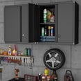 thumbnail image 7 of NICEGDLT Metal Garage Wall Cabinet, Metal Wall Mounted Storage Cabinets with Lockable Doors and Adjustable Shelves, 7 of 7