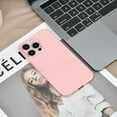 thumbnail image 5 of Case Compatible with iPhone 15 Pro Max 6.7 Inches, Straight Edge Fine Hole Soft Liquid Silica Gel  Grade Shockproof Fingerprint Protection(Pink), 5 of 7
