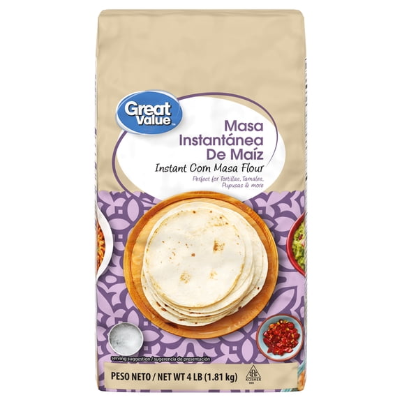 Great Value Corn Flour, 4.0 lb