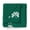 Green, variant on Irish Wool Shamrock Throw Made By Aran Woollen Mills