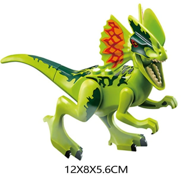 Bloques de construcción para niños, figuras de animales, Tigre, leopardo, oso, elefante, Caribe, fantasma, tiburón, dinosaurios, juguetes para iluminar qym unisex