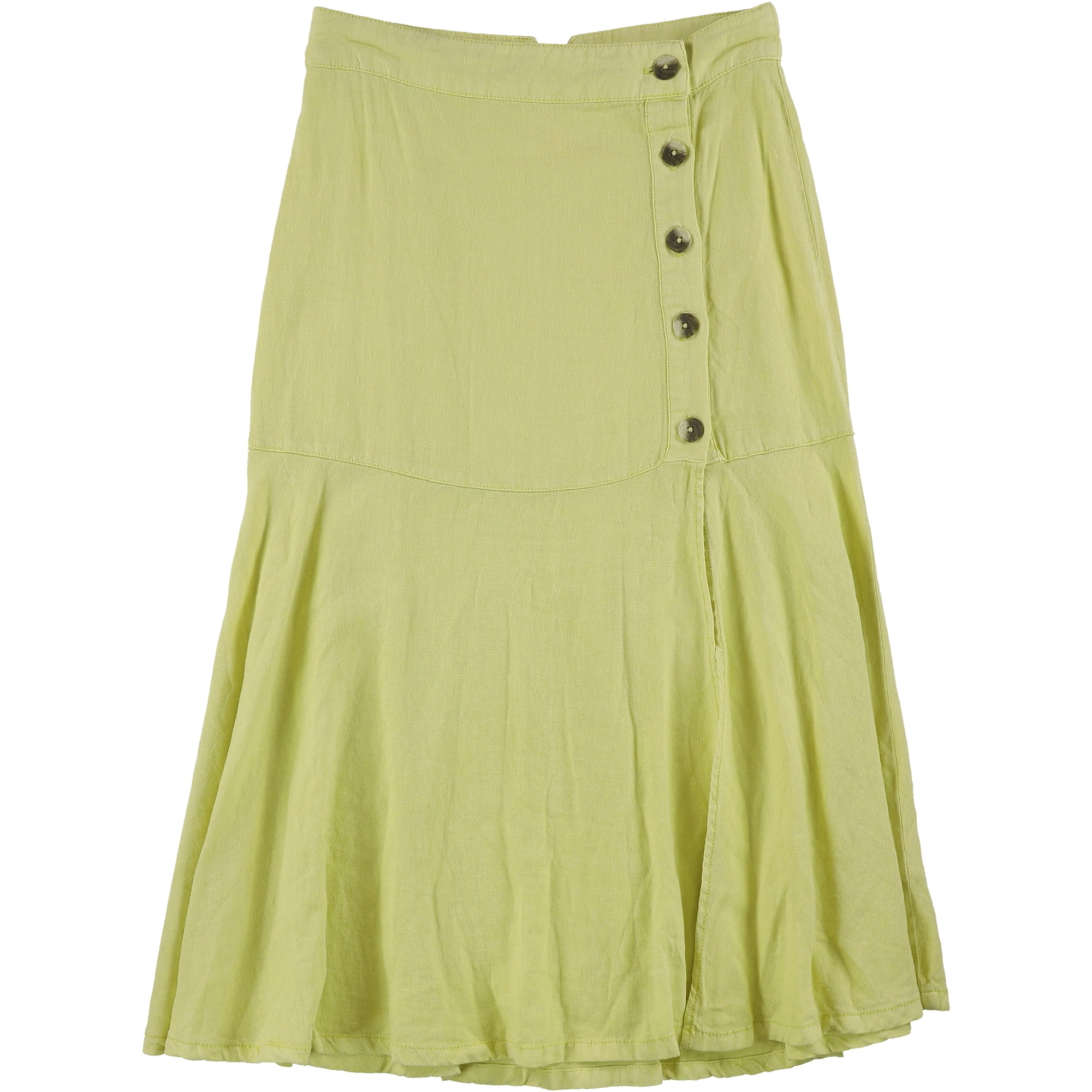 poppy flounced midi skirt