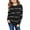 Black, variant on Kids Toddler Baby Girls Spring Autumn Striped Long Sleeve Hoodie Sweatshirt Clothing