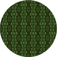 thumbnail image 1 of Ahgly Company Machine Washable Indoor Round Transitional Night Black Area Rugs, 3' Round, 1 of 7