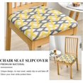 thumbnail image 3 of Chair Covers Seat Covers for Dining Room Chair Seat Covers 4PCS Removable Washable Upholstered Chair Seat Cushion Slipcovers Chair Protector with Elastic Bottom for Dining Room,Office, 3 of 6