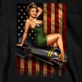thumbnail image 2 of Hot Leathers GMS1528 Men’s Black Patriotic Pinup T-Shirt 3X-Large, 2 of 2
