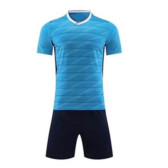 AINIYS Girls' Outfit Set Big Kid Casual Wear Athletic Wear Great For Sports Day And School Events Blue 2XS