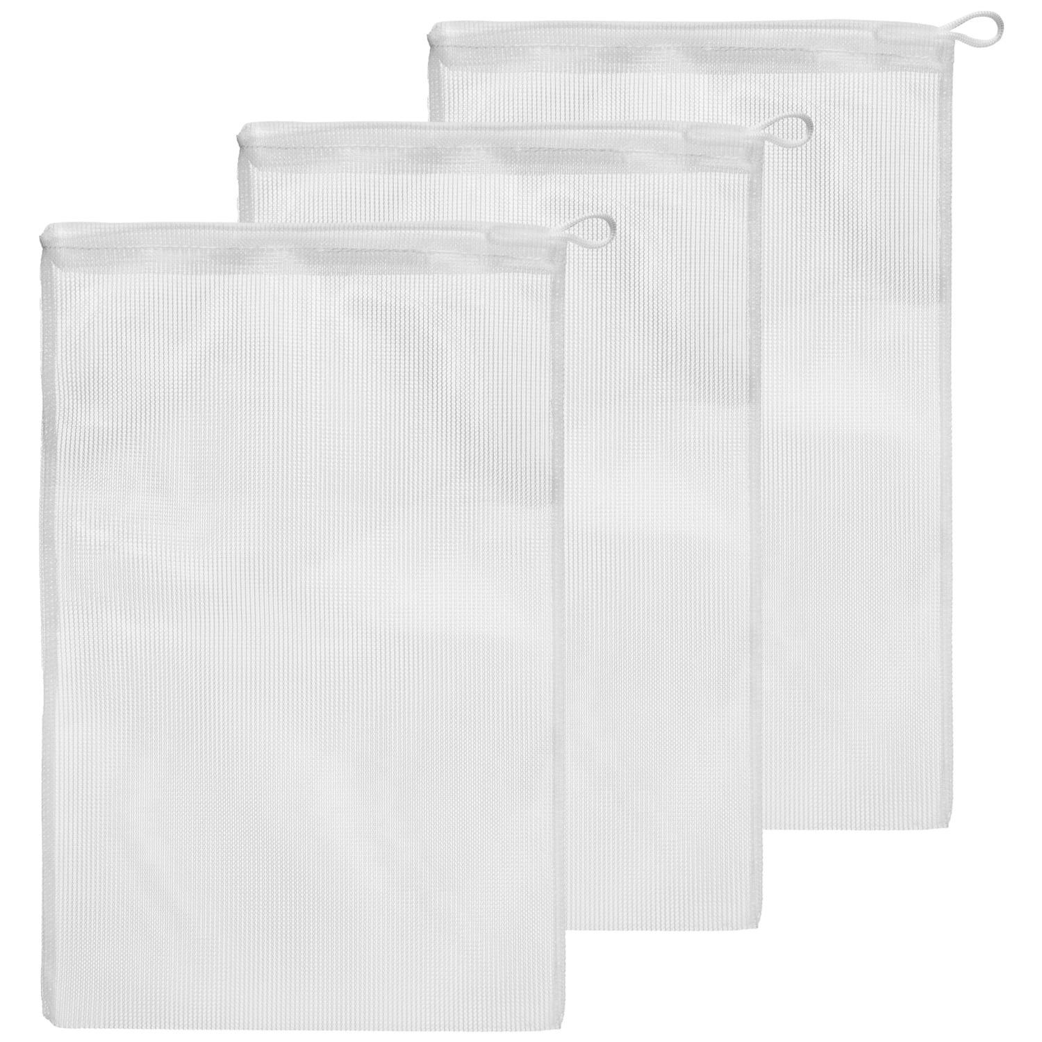 Large Aquarium Mesh Media Filter Bags High Flow 500 micron New 8" by 12" .. 