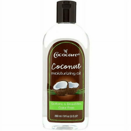 Cococare Coconut Moisturizing Oil Softens & Beautifies Skin, 9 oz, 5 Pack