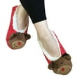 thumbnail image 4 of Christmas Slippers House Shoes for Women Fluffy Soft Cozy Bedroom Cartoon Plush Cute Slippers for Indoor Outdoor Use, 4 of 9