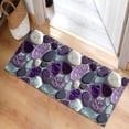 thumbnail image 4 of ERK Corridor Stone Patterned Carpet 3D Pebble Pattern Entrance Mat Slip Washable,50x120cm, 4 of 5