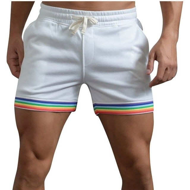 SDNall Shorts for Men Mens Casual Solid Color Casual Drawstring Pockets Elastic Sports Shorts Mens Short Shorts,Mens Shorts Athletic,Mens Short Shorts