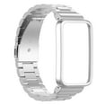 thumbnail image 1 of Stainless Steel Strap For Xiaomi Band 7 Pro Smart Watch Metal Frame Protector Bracelet Watchband For Mi Band 7Pro Accessories A-silver, 1 of 6