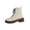 White 1, variant on Wensltd Women's Boots Thick Bottom Zipper Casual Short Boots Comfortable Walking Shoes for Women