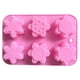thumbnail image 1 of Injueey Hecho con gel de sílice, molde hecho a mano para jabón de silicona con forma de copo de nieve, seguro y confiable, fácil y Kits para hacer jabón rosa, 1 of 6