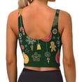 thumbnail image 2 of Yiaed Christmas Print Ladies Waistcoat Women Sports Vest Vest Sports Women Sports Top Yoga Vest for women-Large, 2 of 8