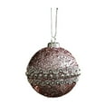 thumbnail image 2 of ToyKingdee Christmas Ball - Ivory Velvet Ornaments- Christmas Tree Decoration Christmas Ball Ornament Suitable for Xmas Ornament, Parties, 2 of 6