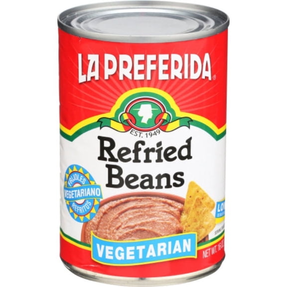 LA PREFERIDA BEAN REFRIED VEGETARIAN 16 OZ - Pack of 12