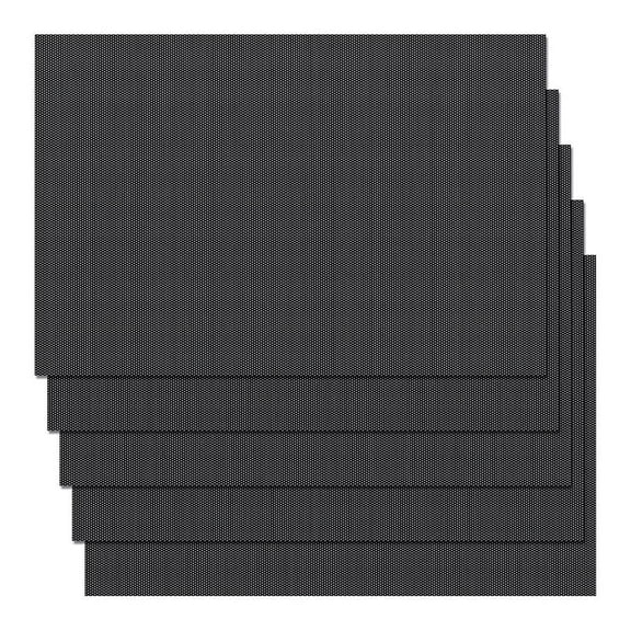 5 Sheets 0.5 mm Fursuit Eyes Mesh, Waterproof Printable Eye Nets for Furry Cosplay, Props, Fursuits Crafts Making Black