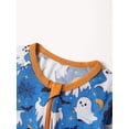 thumbnail image 6 of WIBACKER Halloween Ghost 3-24M Bamboo Baby Boys Convertible Footie Pajamas, Footed Zipper Sleeper for Infant Baby Girls, 6 of 10