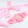 thumbnail image 5 of EASTIN Pink "MOTHER-To-Be" Sash And "DADDY To Be" Badge Corsage Set For Baby Girl Shower Party Pregnant Woman Belly Flower Belt Maternity Decoration Keepsake And Gift, 5 of 7