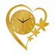 thumbnail image 1 of Reloj de pared de acrílico, reloj decorativo, regalo, elegante, silencioso, minimalista, de moda. Oro, 1 of 9