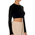 thumbnail image 3 of Gemsli Long Sleeve Crop Shell Top SH318, 3 of 11