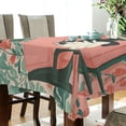 thumbnail image 5 of Yayeee Tablecloths 60" x 60" Rectangle Wrinkle Resistant Party Table Cover, Pink and White Cat, 5 of 8