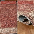 thumbnail image 5 of BNM Vintage Non-Slip Washable Indoor Area Rug, 2'7" x 8', Beige, 5 of 9