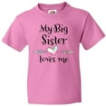 thumbnail image 3 of Inktastic My Big Sister Loves Me- Heart Youth T-Shirt, 3 of 5