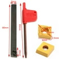 thumbnail image 2 of Support d'Insertion Acier au Carbone Externe Sclcr0808H06 10 Pcs Ccmt060204-Hm Cnc, 2 of 9