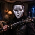 Full Face Masquerade Mask, PVC Halloween Costume Mask for Men Women ...