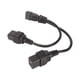 thumbnail image 1 of Cable de alimentación divisor Vevor IEC320 C14 A doble IEC320 C19 10A 250V 12,6 pulgadas, 1 of 5