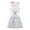 White, variant on Disney Lilo & Stitch Little Girls Mesh Cosplay Dress Little Kid to Big Kid